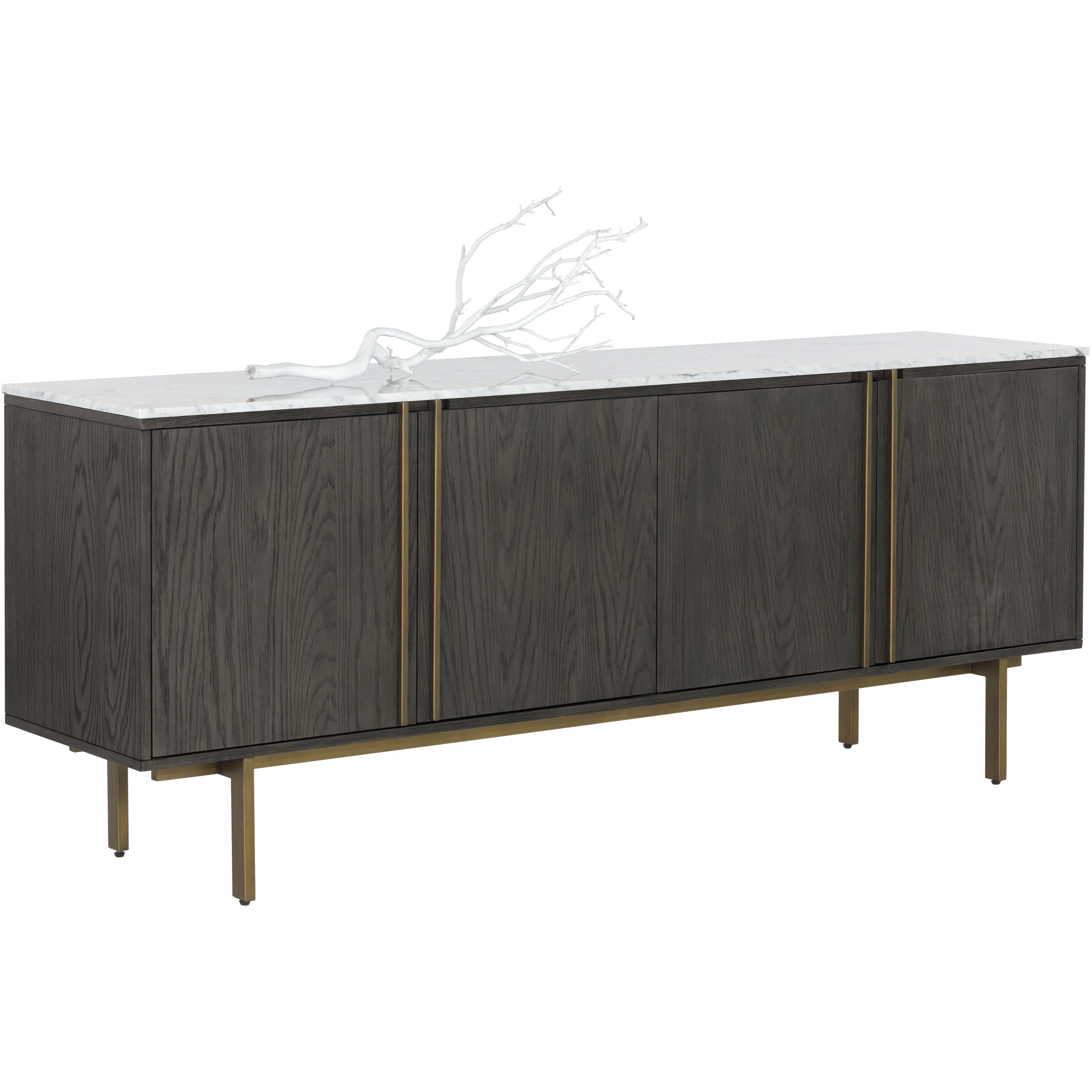 Briar 78.75 X 19 inch Dark Brown Sideboard